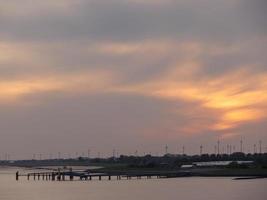 Hamburg and the Elbe river photo