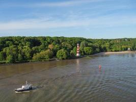 Hamburg and the Elbe river photo