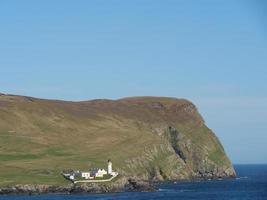 la isla sheltand en escocia foto