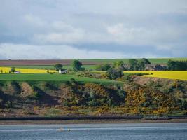 The city of Inverness and the scotish highlands photo