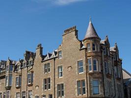 Lerwick city on the shetland island photo