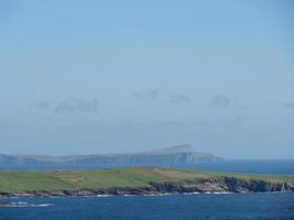 The shetland islands with the city of Lerwick in Scotland photo