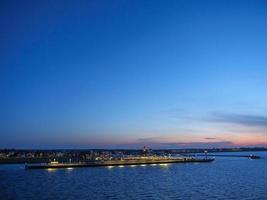 Hamburg and the Elbe river photo