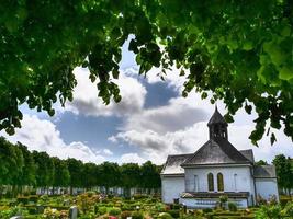 Schleswig city with the village of Holm photo