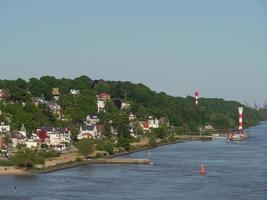 Hamburg and the Elbe river photo