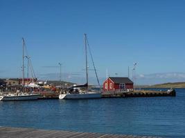 la ciudad de lerwick y la isla shetland foto