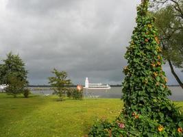 The city of Inverness and the scotish highlands photo