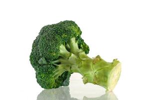 Broccoli isolate on white photo