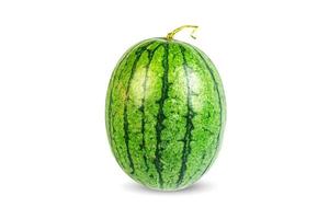 fruta de melón de agua sobre fondo blanco foto