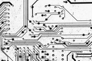 circuito eléctrico negro blanco para el fondo foto