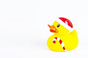 bath duck on white background duck toy Cute rubber duck photo