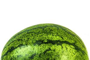 fruta de melón de agua sobre fondo blanco foto