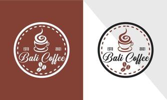 elemento de plantilla de vector de diseño de logotipo de café. colección de logotipos para cafeterías, cafés y restaurantes. ilustración vectorial hipster y estilo retro. diseño vectorial