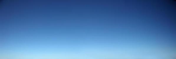Panoramic sky without clouds on a sunny day. photo