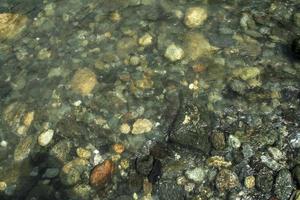 Pebbles under Water photo