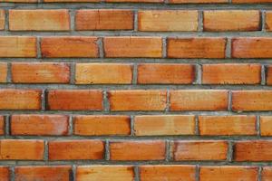 wide old red brick wall texture background home or office design backdrop photo