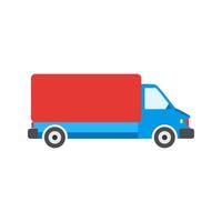 Delivery Truck Line Icon vector