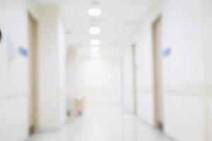 Abstract blur hospital clinic interior medical background photo
