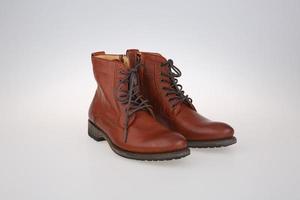 Brown boots for men photo