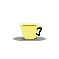 a cup of tea vector illustration