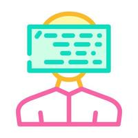 client programming kyc color icon vector illustration