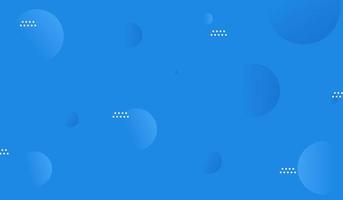 Minimalist blue premium abstract background with circle or bubble gradient. vector