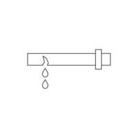 pipe water vector for website symbol icon presentation