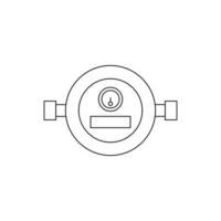 water meter vector for website symbol icon presentation