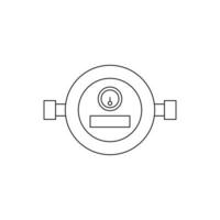 water meter vector for website symbol icon presentation