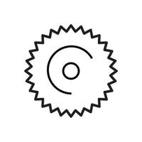 chainsaw vector for website symbol icon presentation