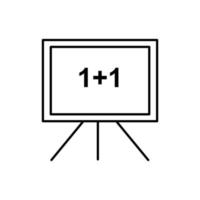 blackboard school vector for website symbol icon presentation