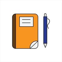 notebook vector for website symbol icon presentation