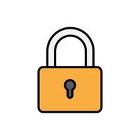 Lock vector for website symbol icon presentation