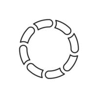 Graph vector for website symbol icon presentation