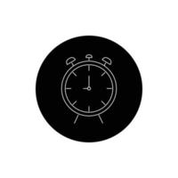 vector de reloj para presentación de icono de símbolo de sitio web