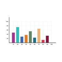 Graph Chart vector for website symbol icon presentation