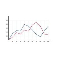 Graph Chart vector for website symbol icon presentation
