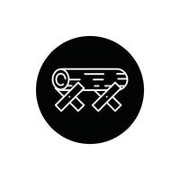 log wood vector for website symbol icon presentation