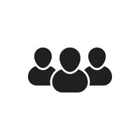 people icon vector for website symbol presentation
