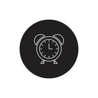 vector de reloj de tiempo para presentación de icono de símbolo de sitio web