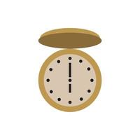 vector de reloj de tiempo para presentación de icono de símbolo de sitio web