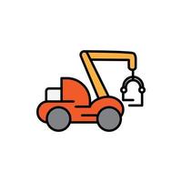 forklift log vector for website symbol icon presentation