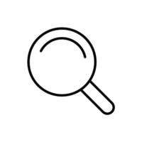 magnifying glass vector for website symbol icon presentation