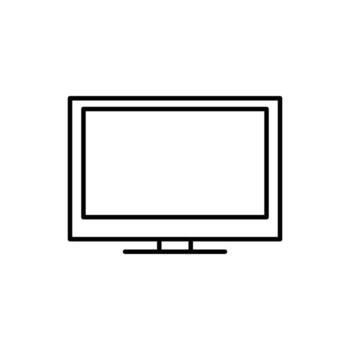 monitor icon vector for website symbol presentation