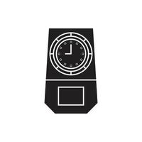 vector de reloj de tiempo para presentación de icono de símbolo de sitio web