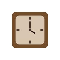 vector de reloj de tiempo para presentación de icono de símbolo de sitio web