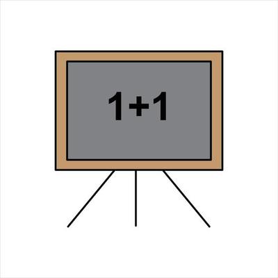 blackboard school vector for website symbol icon presentation