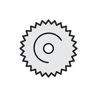 chainsaw vector for website symbol icon presentation