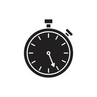 vector de reloj de tiempo para presentación de icono de símbolo de sitio web