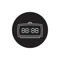 Time Clock vector for website symbol icon presentation